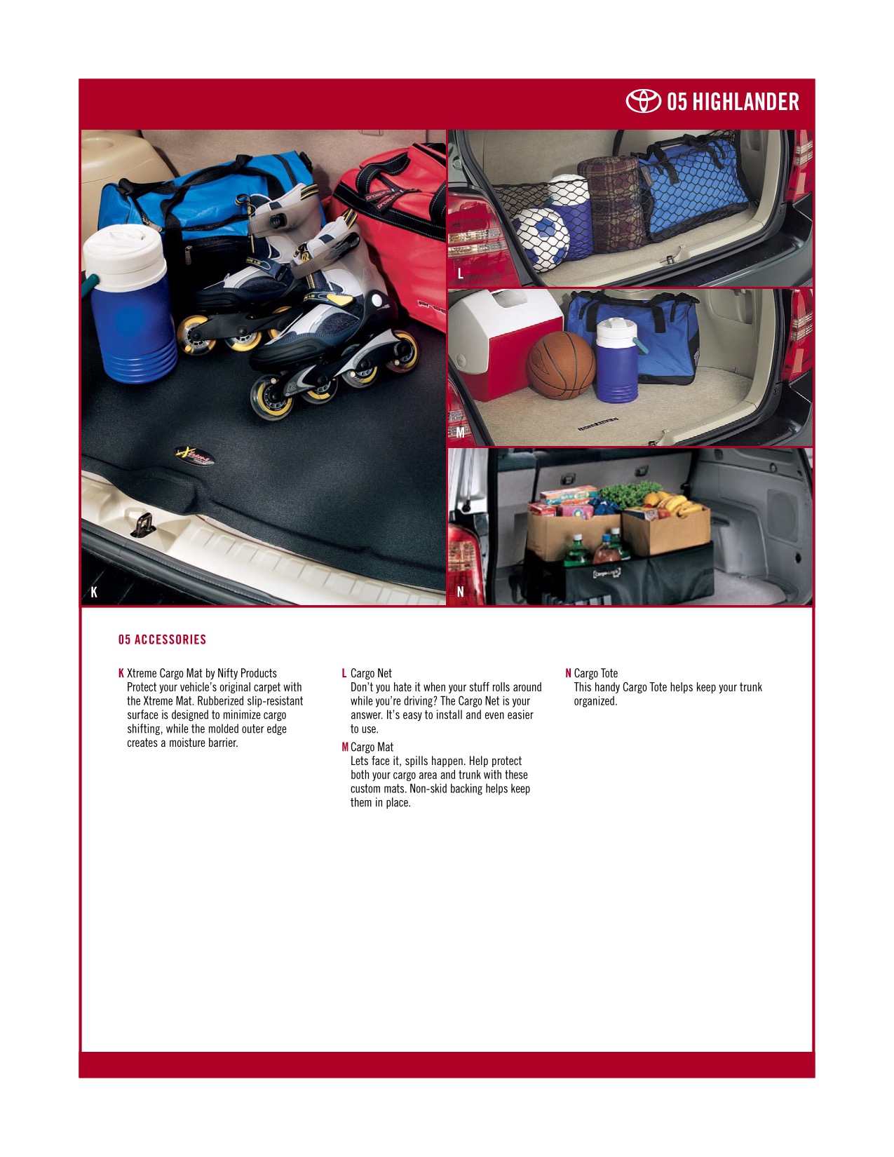 2005 Toyota Highlander Brochure Page 3